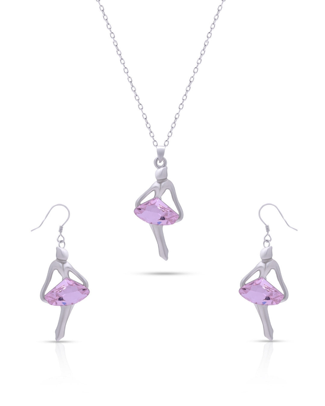 Silver Ballerina Grace Chain Set