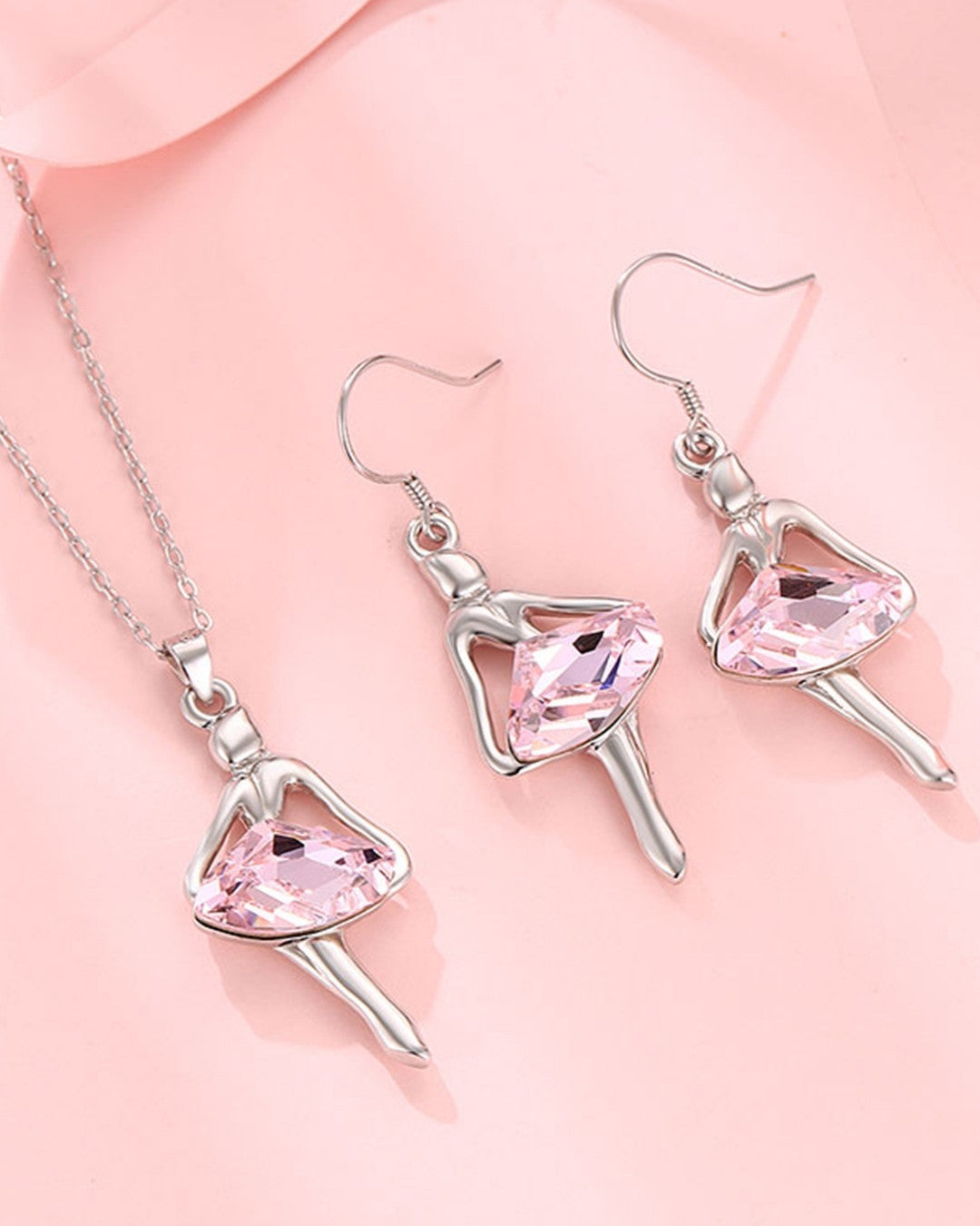 Silver Ballerina Grace Chain Set