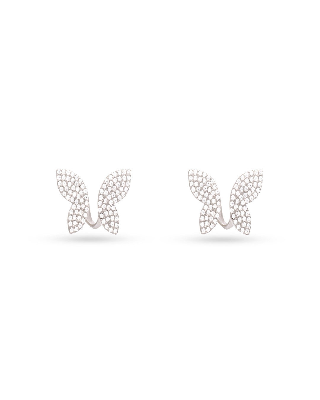 Silver Butterfly Bliss Earrings
