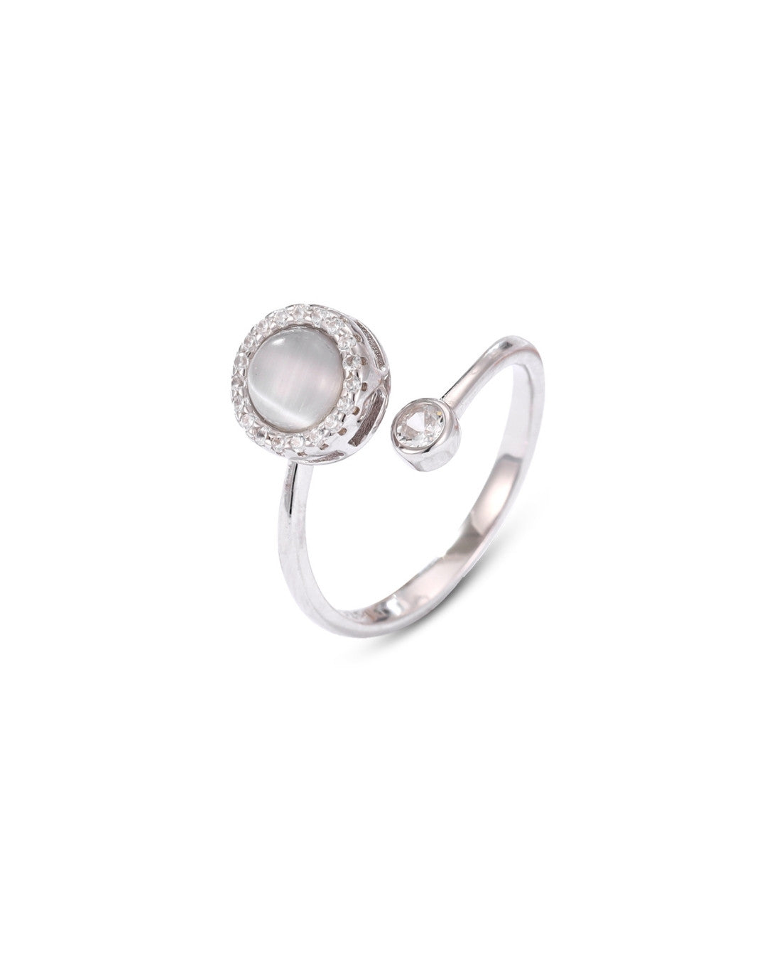 Silver Celestial Halo Ring