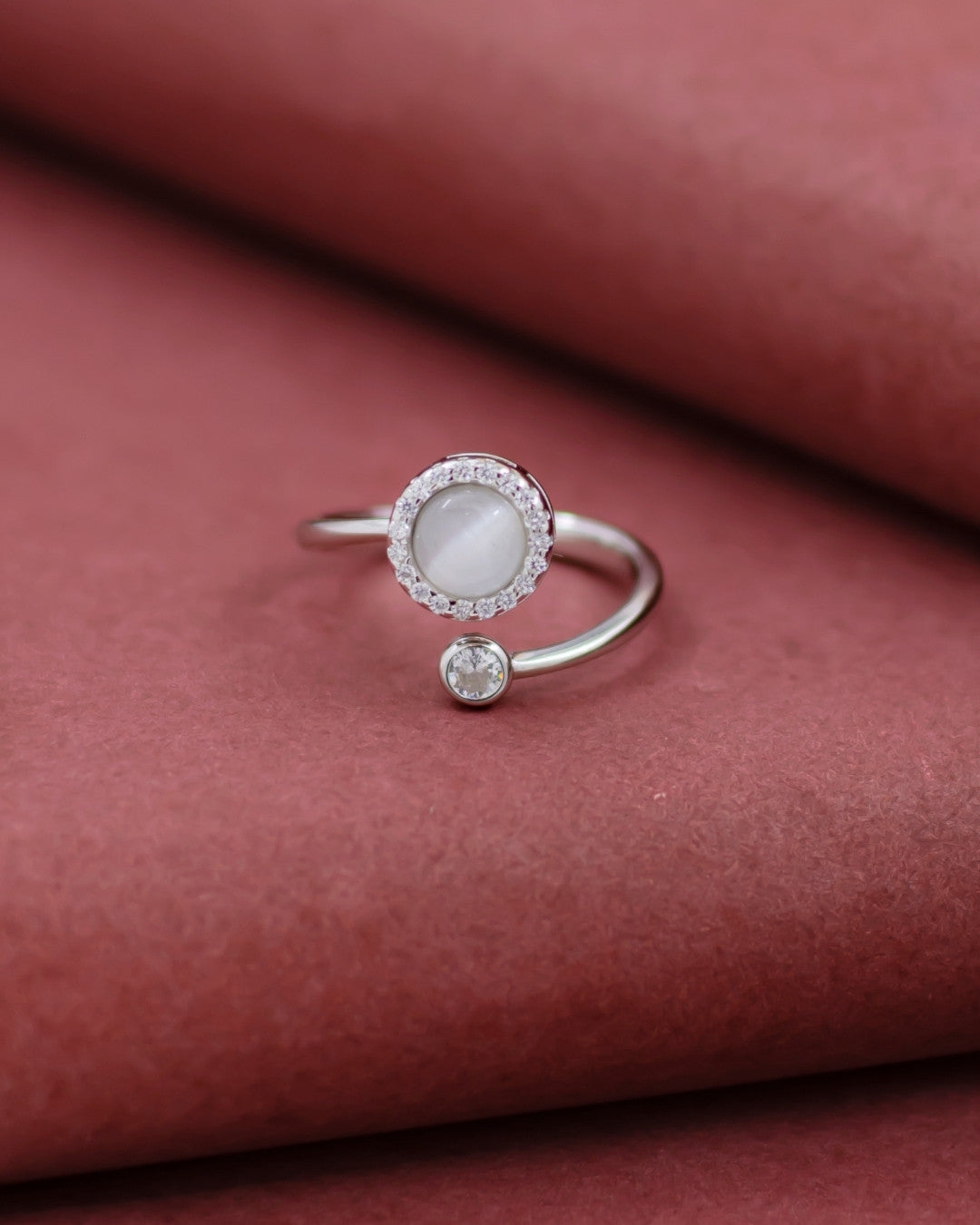 Silver Celestial Halo Ring
