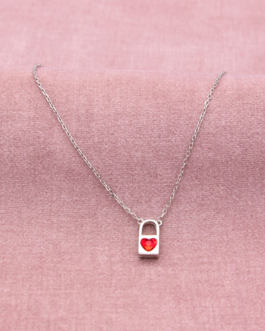Silver Eternal Love Heart Pendant Necklace