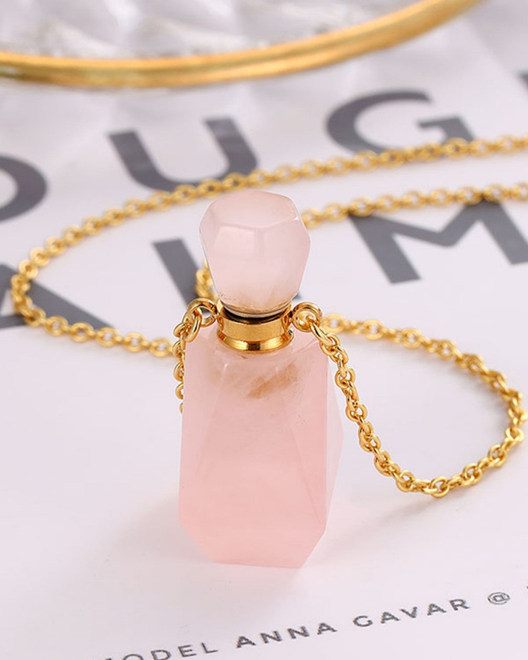 Silver Ethereal Essence Perfume Bottle Pendant