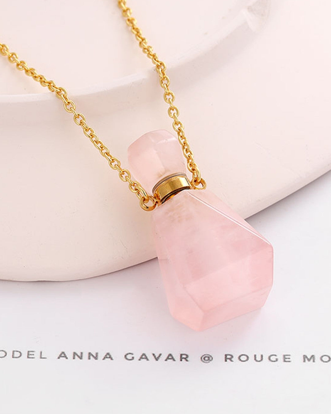 Silver Ethereal Essence Perfume Bottle Pendant
