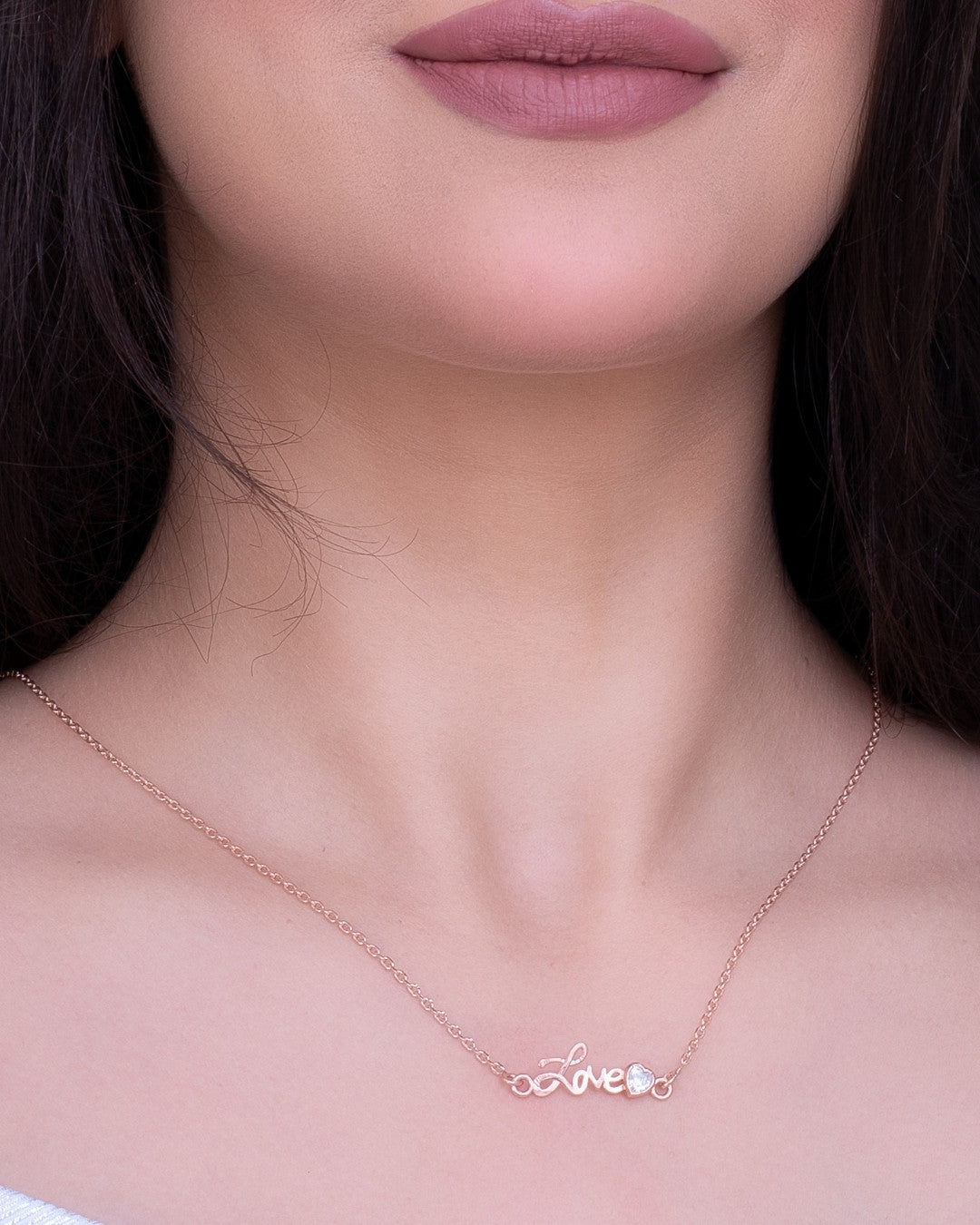 Silver Everlasting Love Pendant Necklace