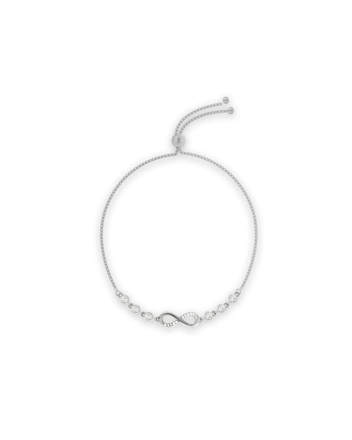 Silver Infinity Grace Bracelet