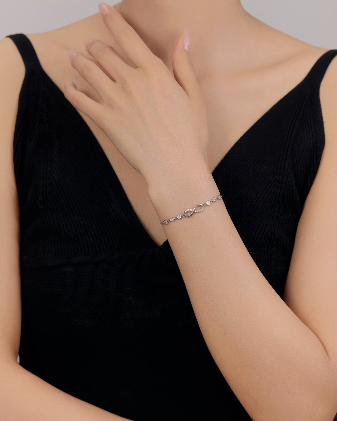 Silver Infinity Grace Bracelet