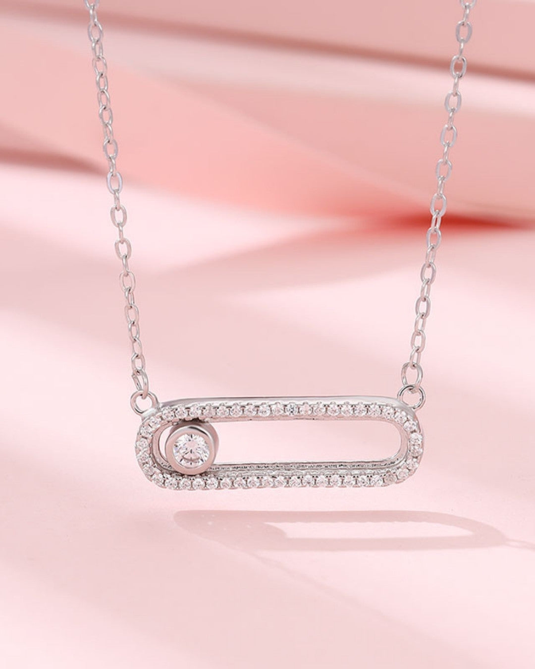 Silver Luminara Orbit Pendant Necklace