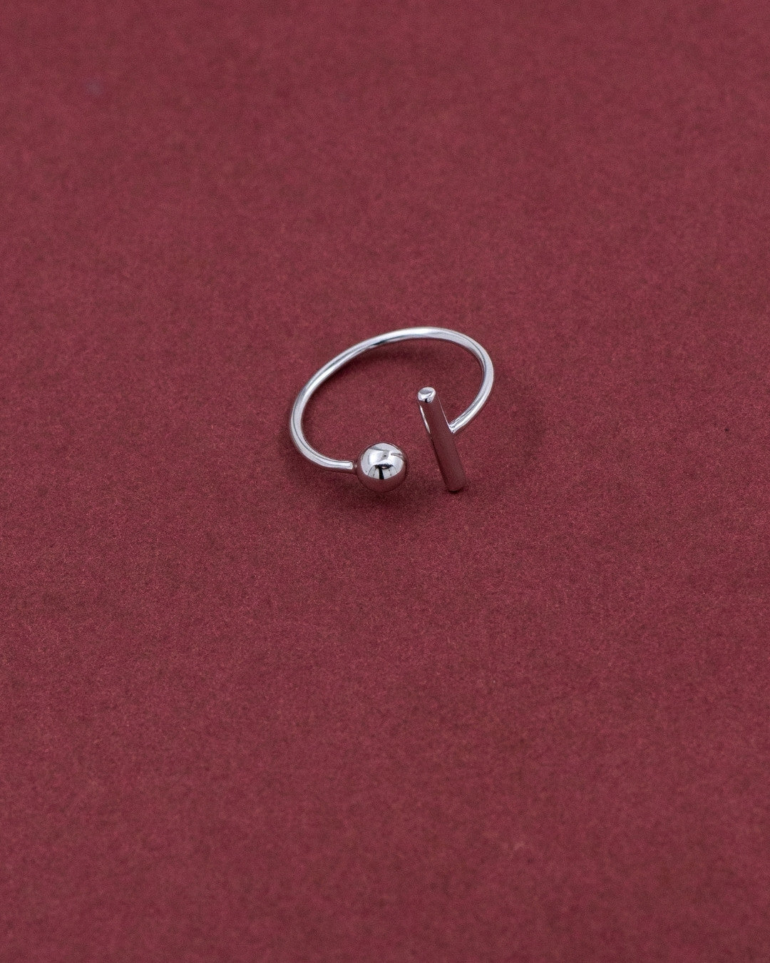 Silver Minimalist Chic Ring