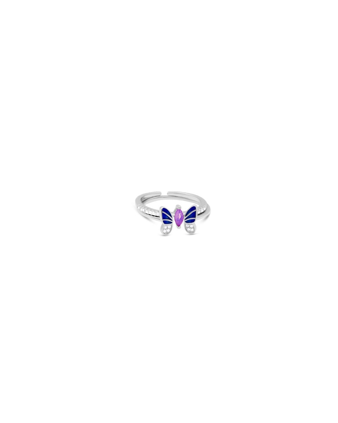 Silver Mystic Butterfly Elegance Ring
