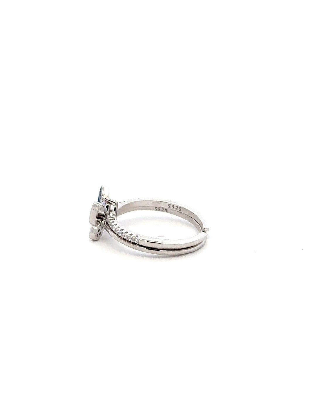 Silver Mystic Butterfly Elegance Ring