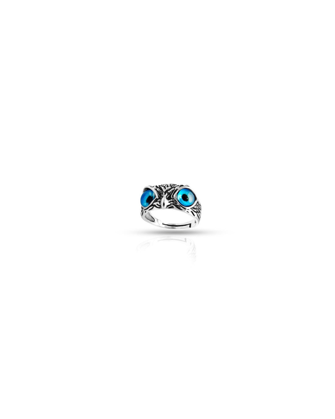 Silver Mystic Owl Silver Ring