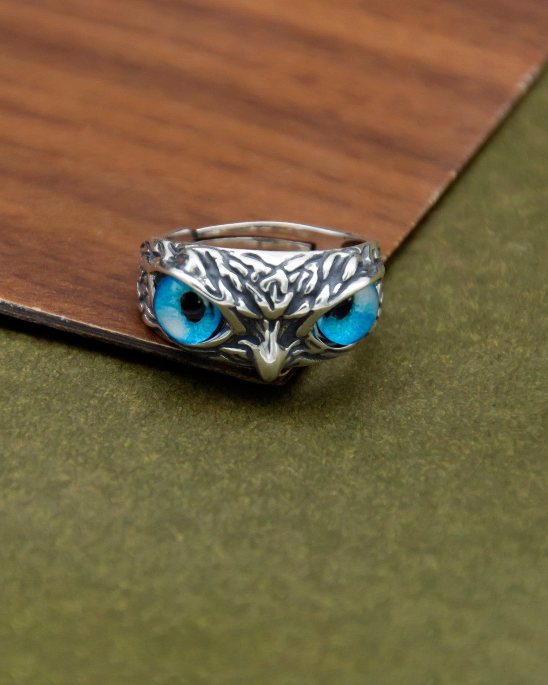 Silver Mystic Owl Silver Ring