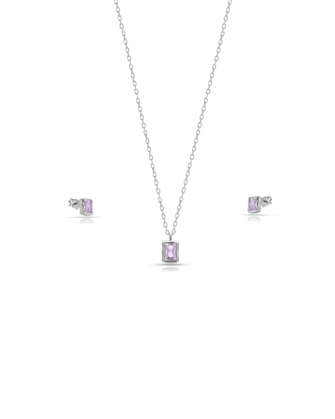 Silver Radiant Elegance Chain Set
