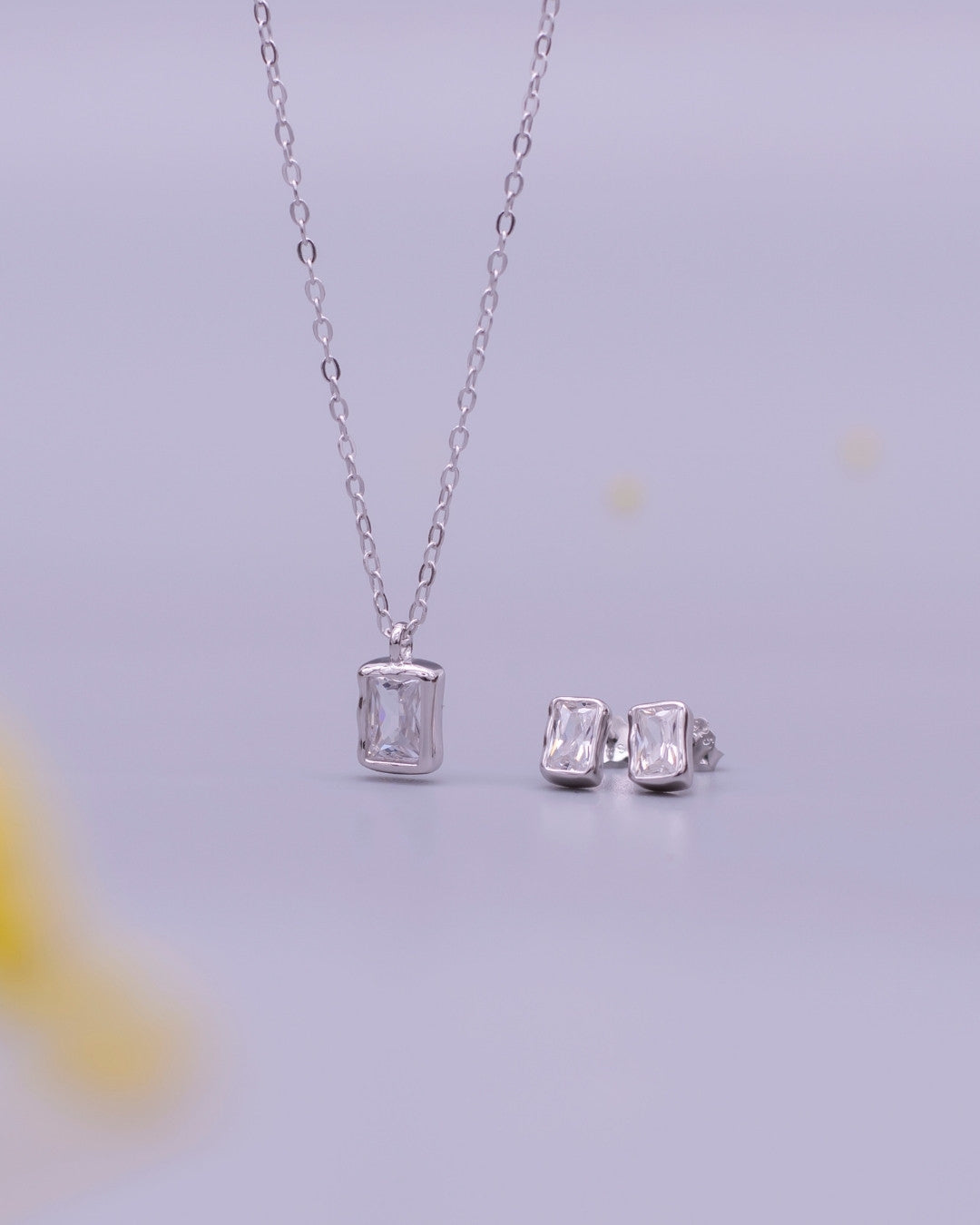 Silver Radiant Elegance Chain Set