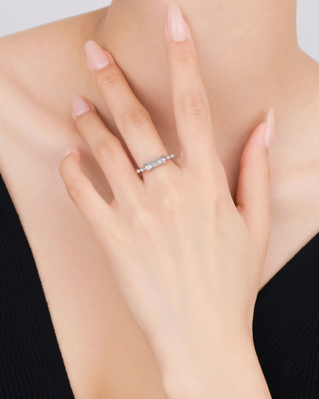Silver Royal Scroll Ring