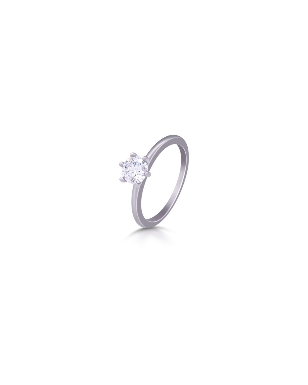 Silver Timeless Brilliance Solitaire Ring