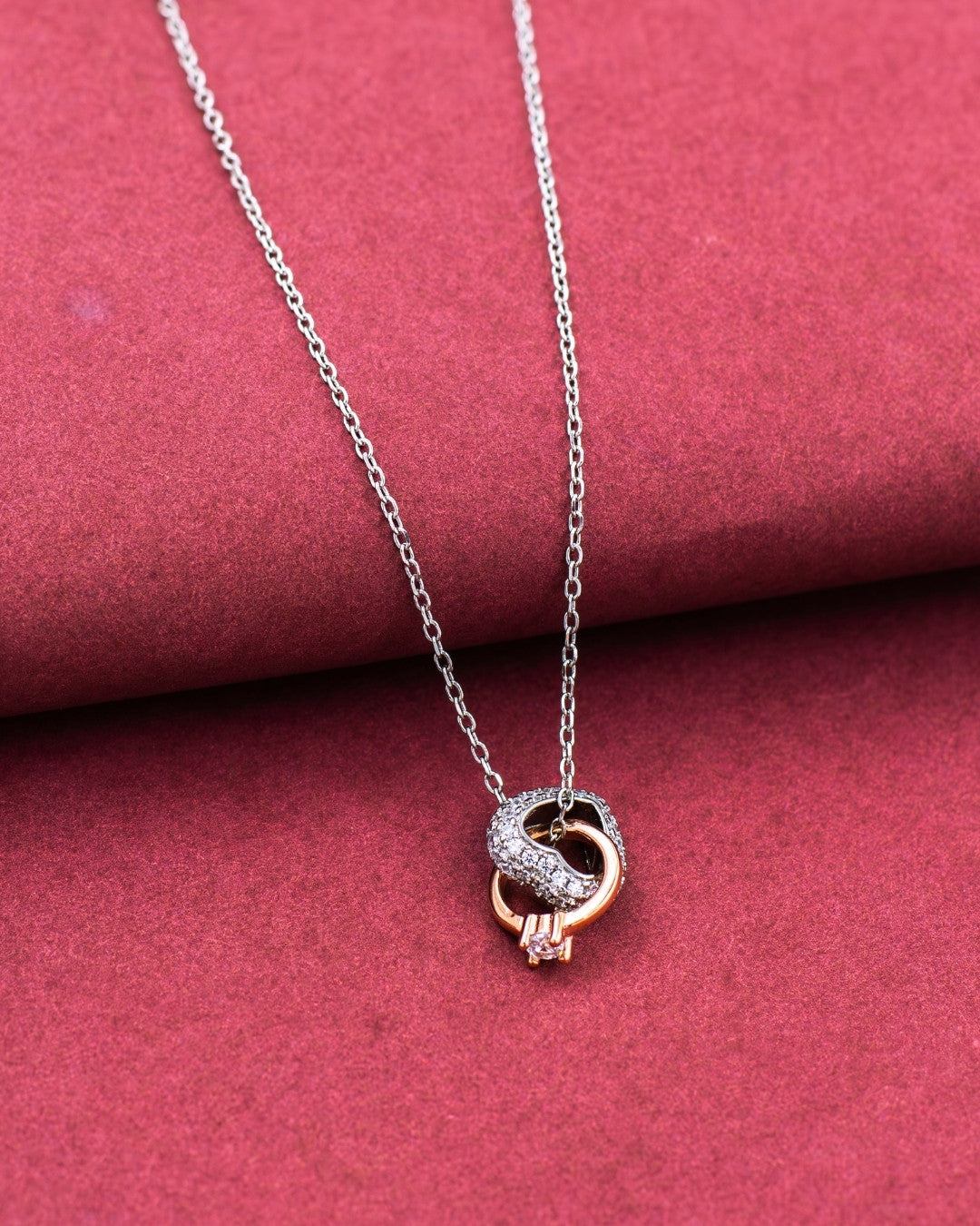 Silver Timeless Harmony Pendant Necklace