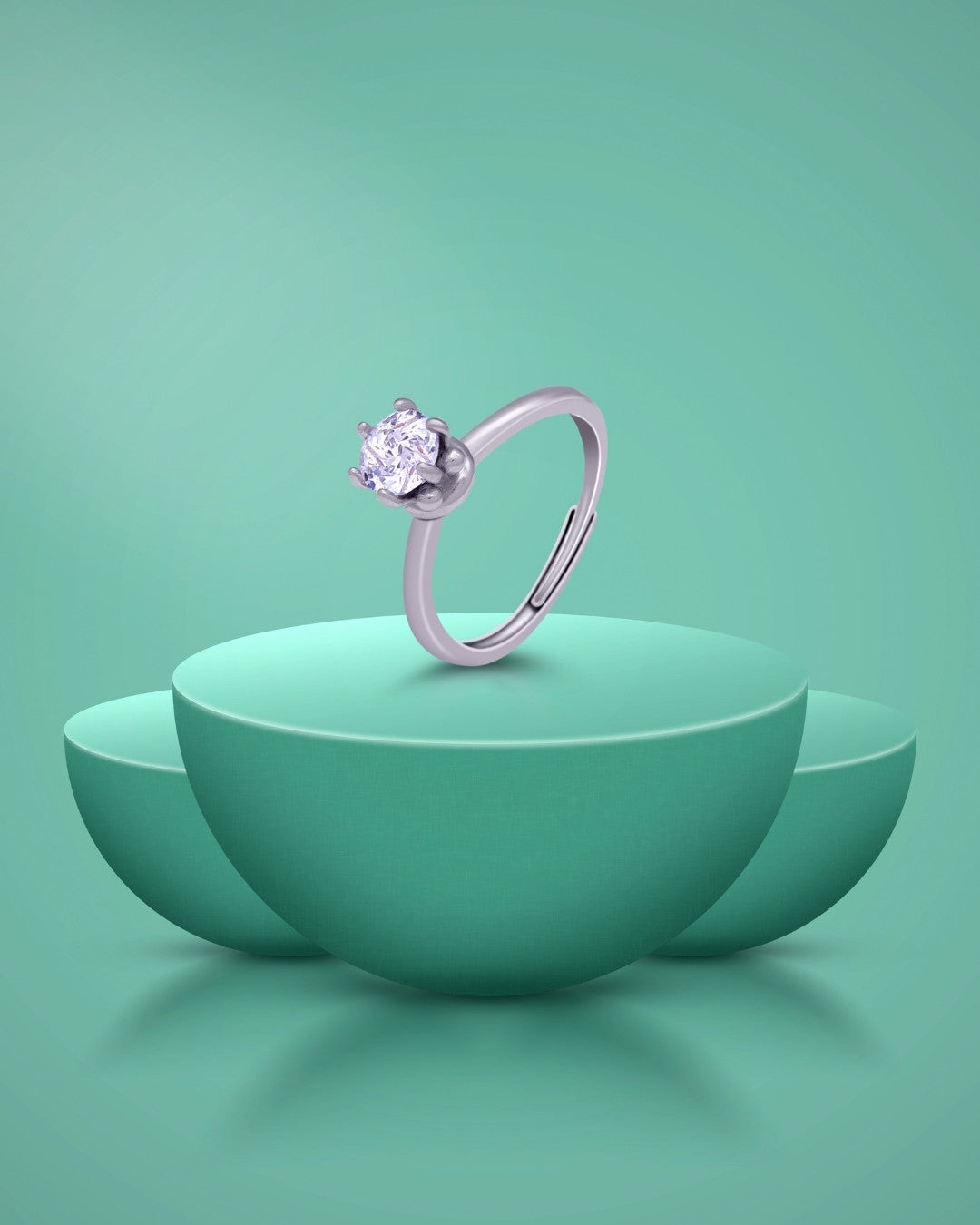 Silver Timeless Spark Silver Ring