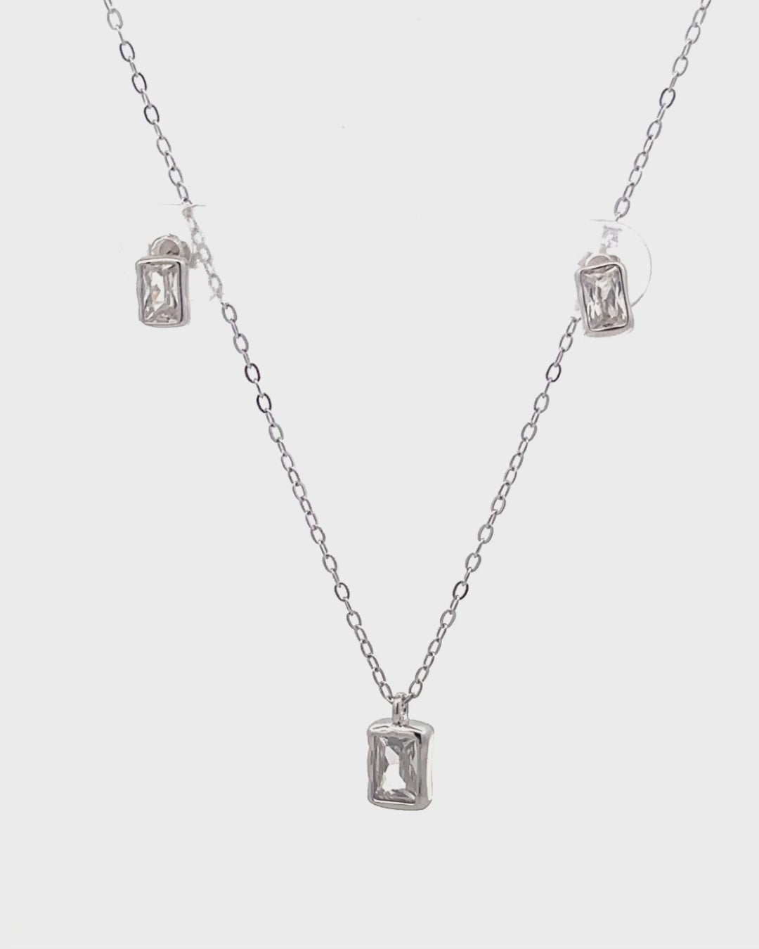Silver Radiant Elegance Chain Set