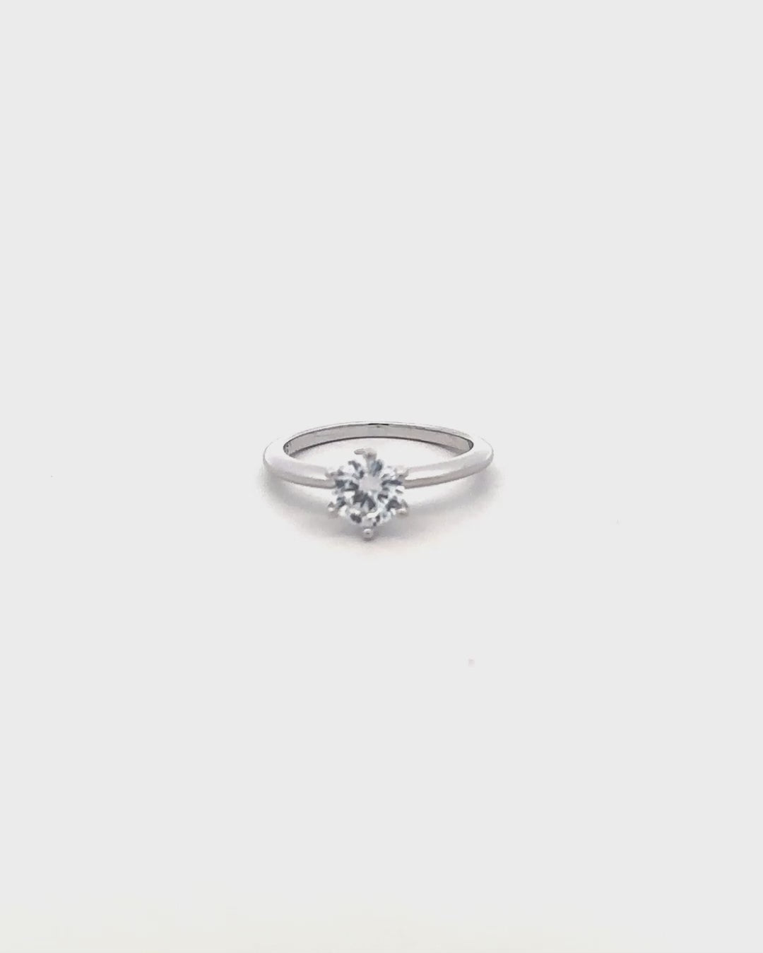 Silver Timeless Brilliance Solitaire Ring