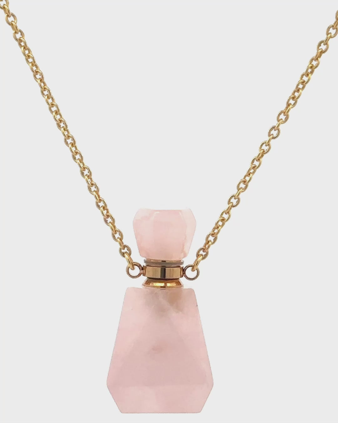 Silver Ethereal Essence Perfume Bottle Pendant