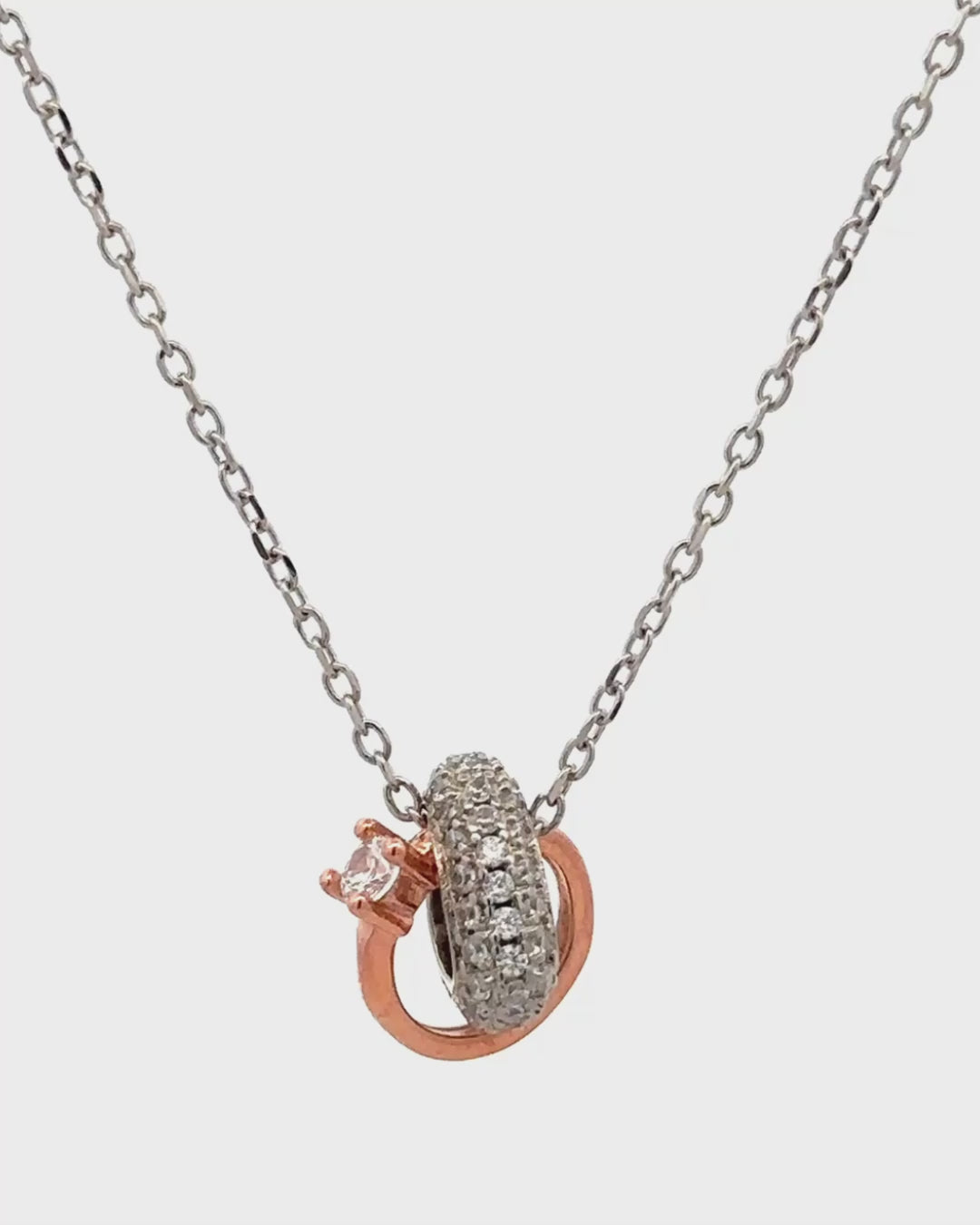 Silver Timeless Harmony Pendant Necklace