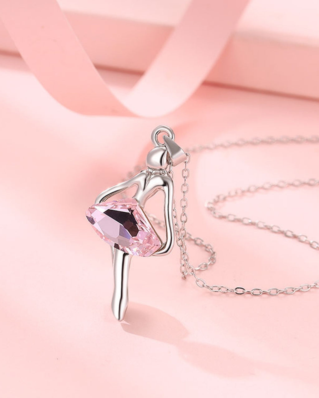 Silver Ballerina Grace Chain Set