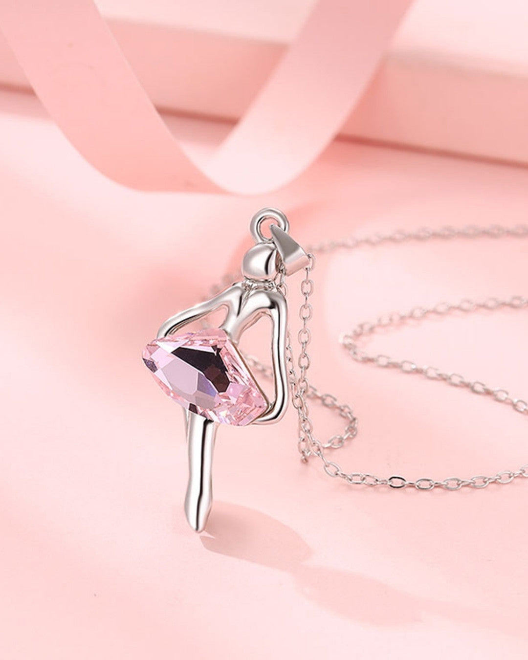 Silver Ballerina Grace Chain Set