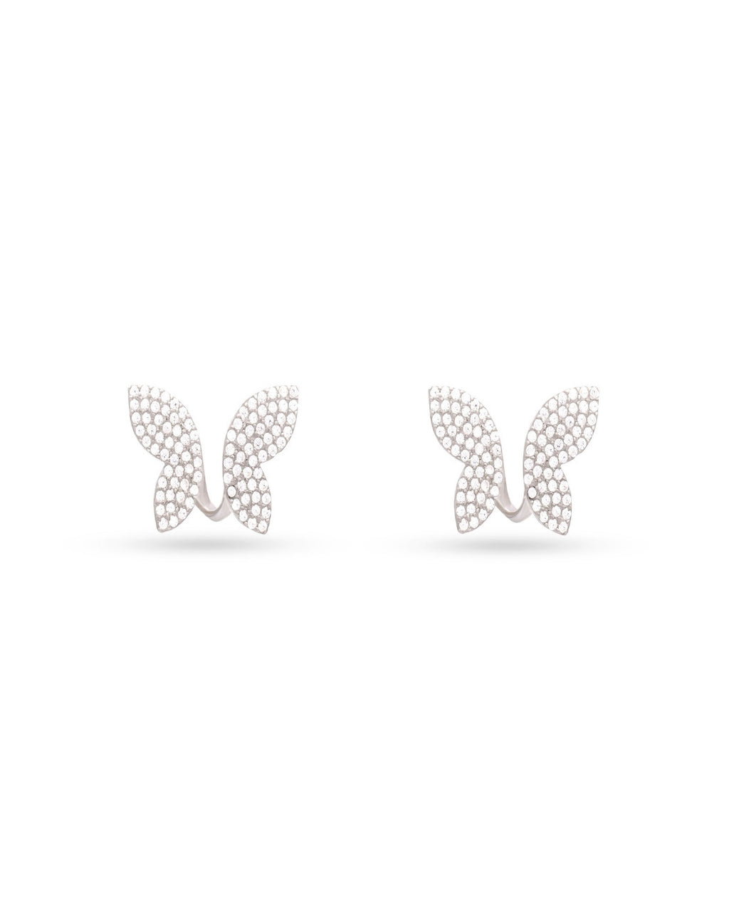 Silver Butterfly Bliss Earrings