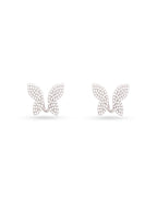 Silver Butterfly Bliss Earrings
