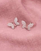 Silver Butterfly Bliss Earrings