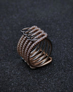 Silver Celestial Cascade Ring