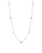 Silver Celestial Flow Pendant Necklace