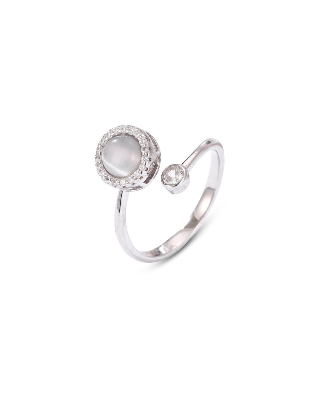 Silver Celestial Halo Ring