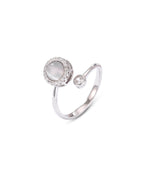 Silver Celestial Halo Ring