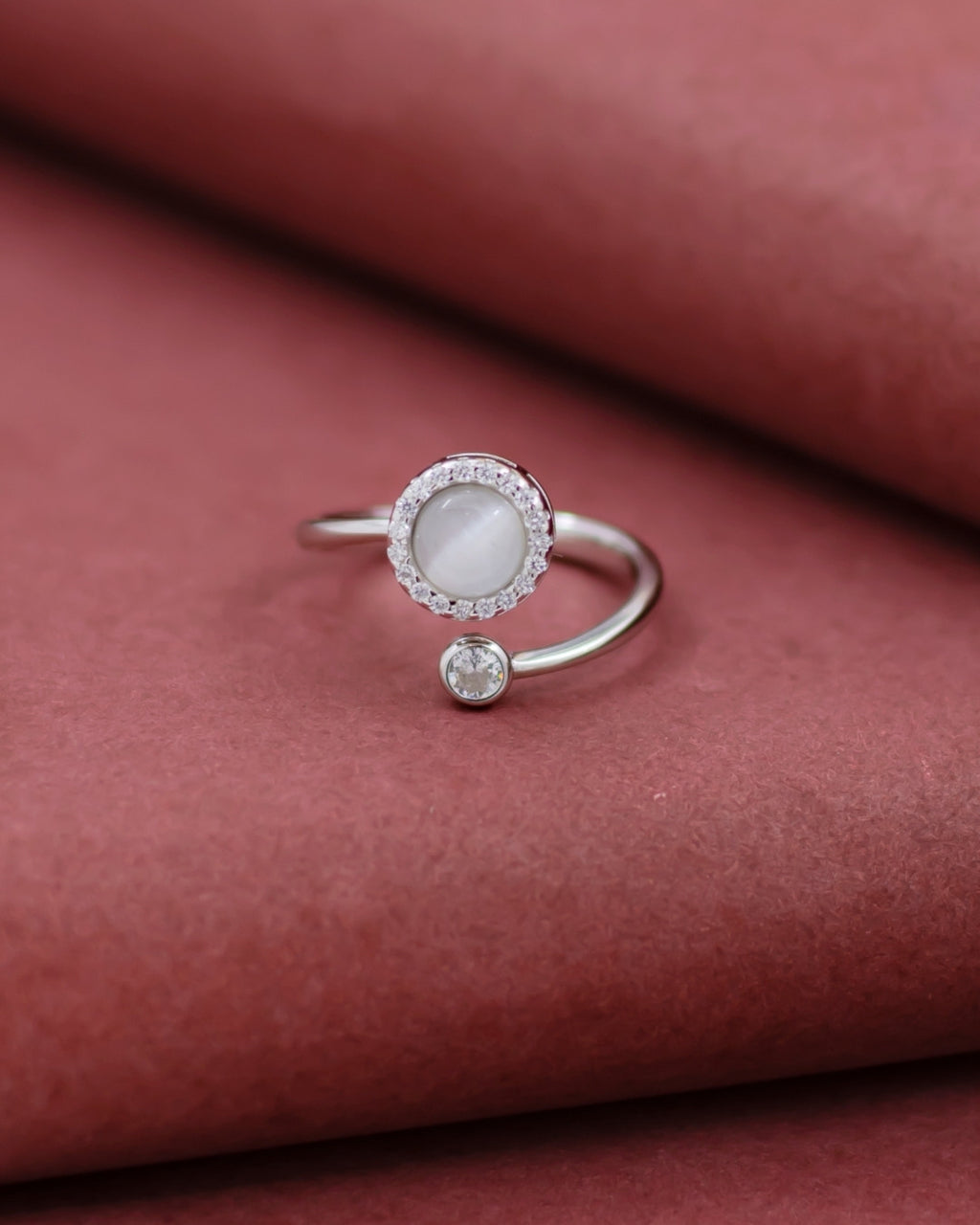 Silver Celestial Halo Ring