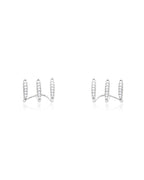 Silver Claw Embrace Earrings