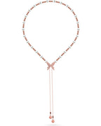 Silver Enchanted Symphony Pearl Bead Pendant Necklace
