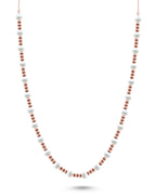 Silver Enchanted Symphony Pearl Bead Pendant Necklace