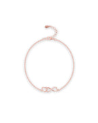 Silver Endless Love Infinity Bracelet