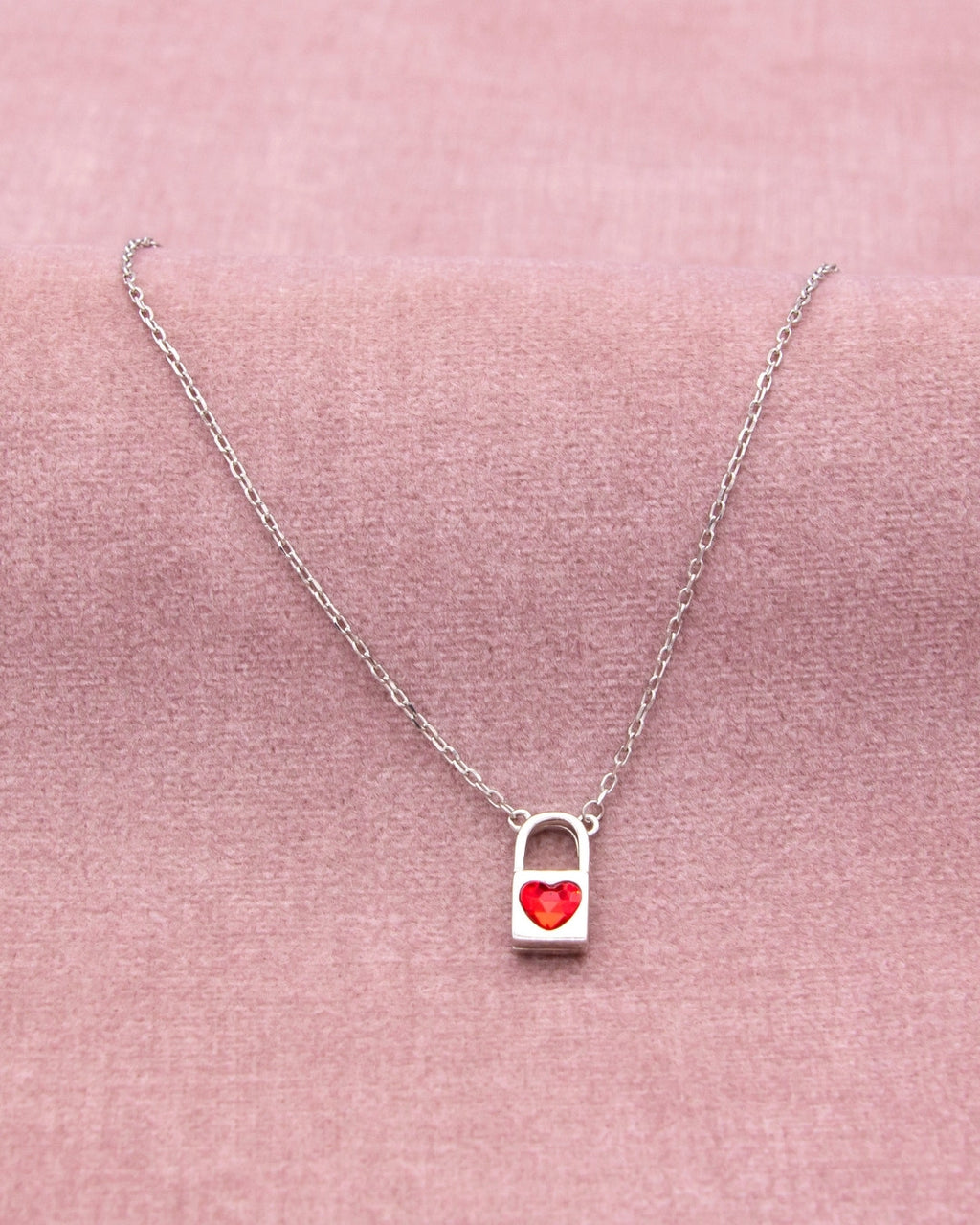 Silver Eternal Love Heart Pendant Necklace
