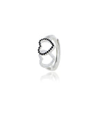 Silver Eternal Love Hearts Ring