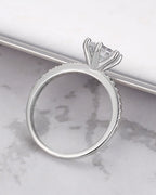 Silver Eternal Spark Solitaire Ring