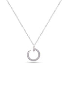 Silver Eternal Sparkle Pendant Necklace