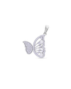 Silver Ethereal Butterfly Grace Pendant Necklace