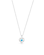 Silver Heartfelt Spark Pendant Necklace