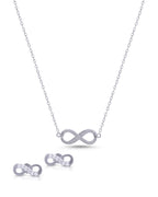 Silver Infinity Elegance Chain Set