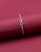 Silver Infinity Grace Bracelet