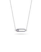 Silver Luminara Orbit Pendant Necklace
